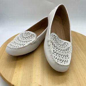 UGG White Slip-ons 8.5